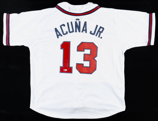 Ronald Acuna Jr. Autographed Signed Atlanta Braves Jersey w/ Acuna COA