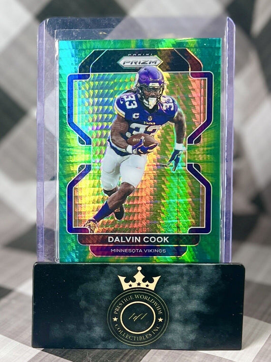 Dalvin Cook 2021 Panini Prizm Green Hyper /175 #129 Minnesota Vikings