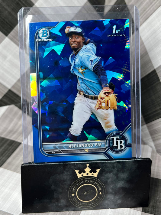 Alejandro Pie 2022 Bowman Chrome 1st Sapphire #BCP-99