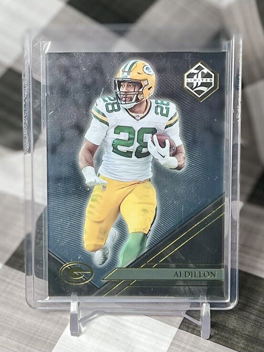 📈🔥 AJ Dillon 2022 Panini Limited Base #45 - Green Bay Packers & BC Eagles 📈🔥