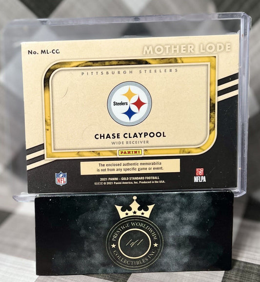 Chase Claypool 2021 Gold Standard Mother Lode 5-Patches /299 #ML-CC PIT Steelers