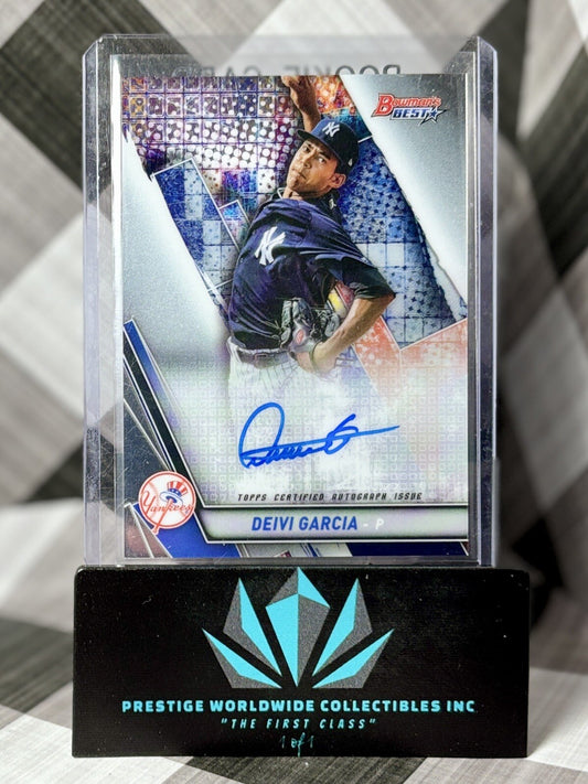 Deivi Garcia 2019 Bowman's Best Rookie Auto #B19-DG New York Yankees RC
