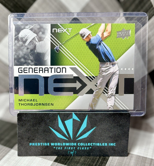 Michael Thorbjornsen 2024 Upper Deck UD Golf Generation Next #GN-13 PGA Tour