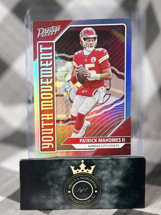 Patrick Mahomes II 2023 Panini Prestige Youth Movement #YM-1 Kansas City Chiefs