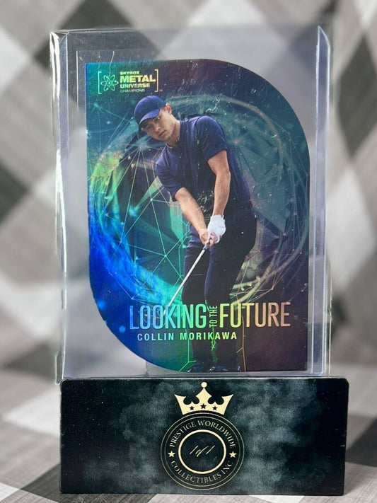 Collin Morikawa 2022 Skybox Metal Universe Champs Looking to the Future #TTM-7