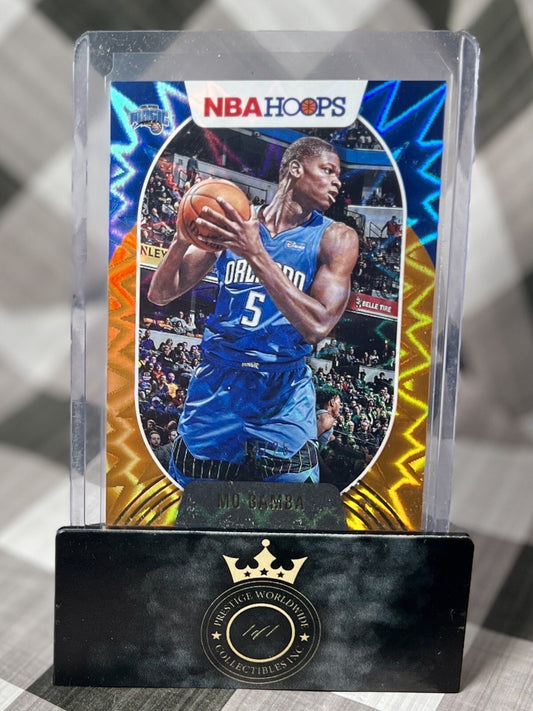 Mo Bamba 2020-21 NBA Hoops Orange Short Print /25 #154 - ORL Magic SSP