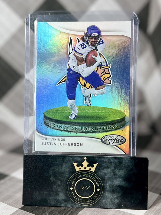 Justin Jefferson 2023 Panini Certified Franchise Foundations Holo #FF-2 Vikings