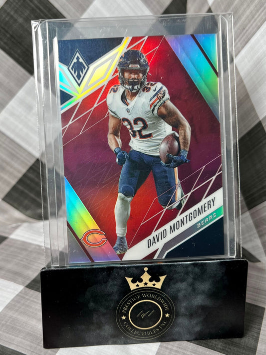 David Montgomery 2022 Panini Phoenix Red /250 #85 CHI Bears & DET Lions SP