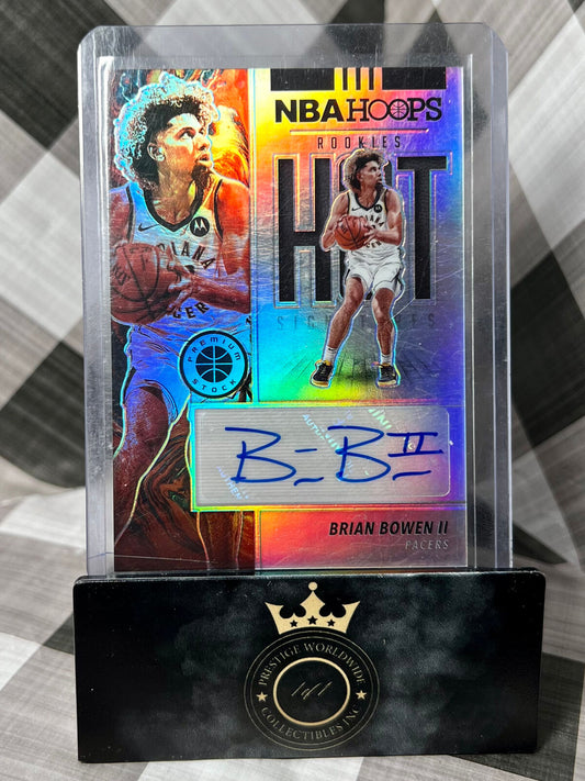Brian Bowen II 2019-20 Hoops Premium Stock Hot Rookies Auto #HS-BB2