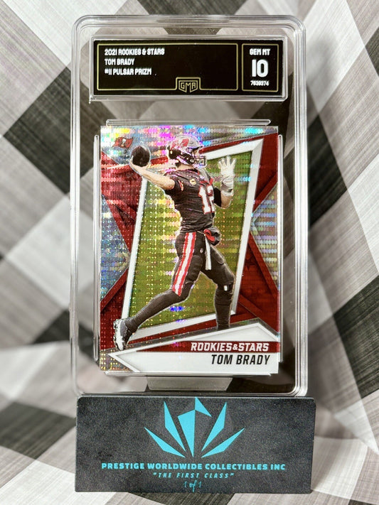 Tom Brady 2021 Rookies & Stars Pulsar Prizm #11 GMA 10 TB Buccaneers SP