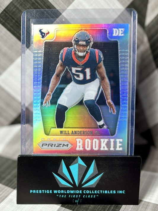 Will Anderson Jr. 2023 Prizm Flashback Silver Prizm Rookie #PFR-3 Houston Texans