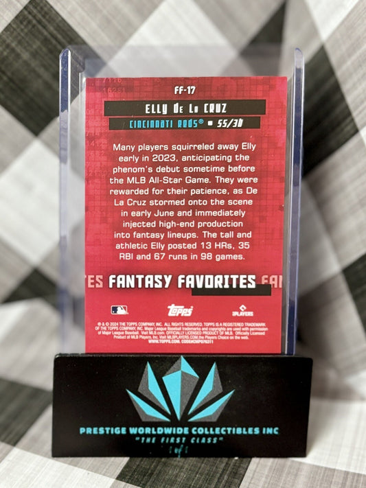 Elly De La Cruz 2024 Topps Series 2 Fantasy Favorites Rookie #FF-17 Reds RC