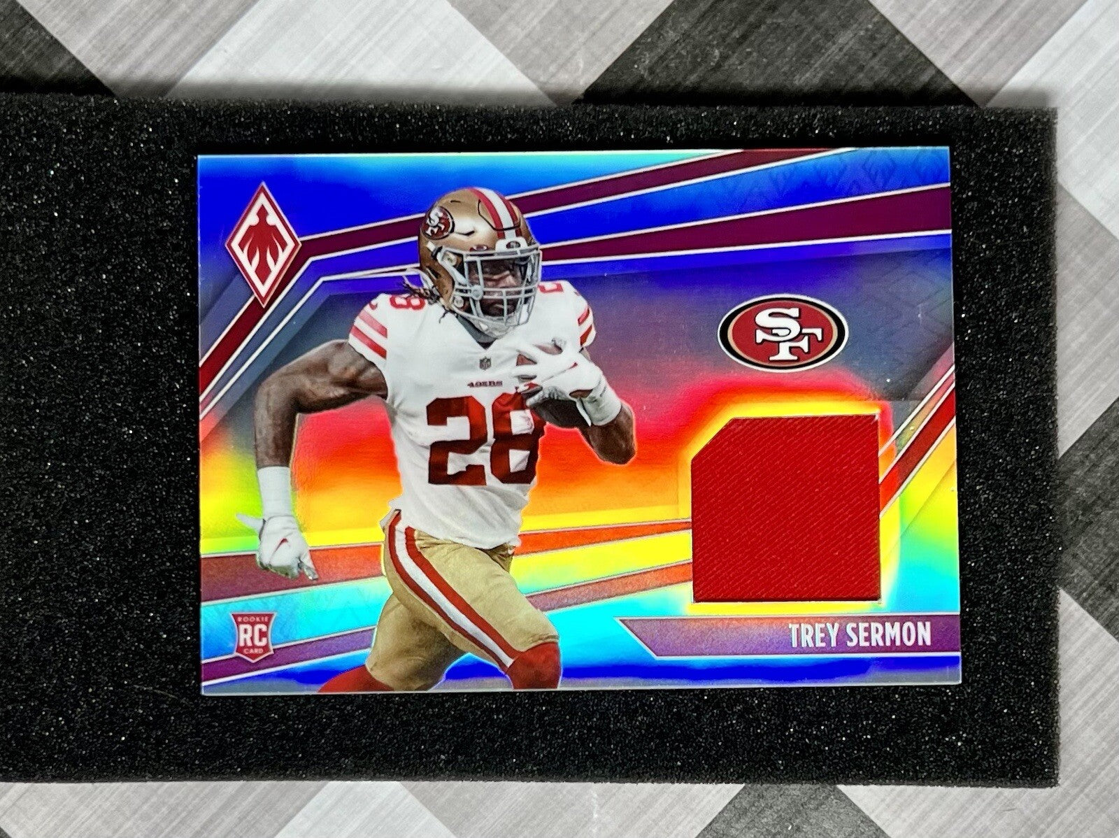 TREY SERMON 2021 Phoenix RC Silver Prizm Patch /199 #RME-TSE - SF 49ers Rookie