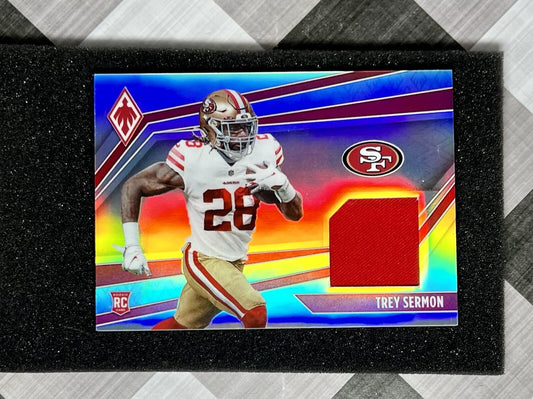 TREY SERMON 2021 Phoenix RC Silver Prizm Patch /199 #RME-TSE - SF 49ers Rookie