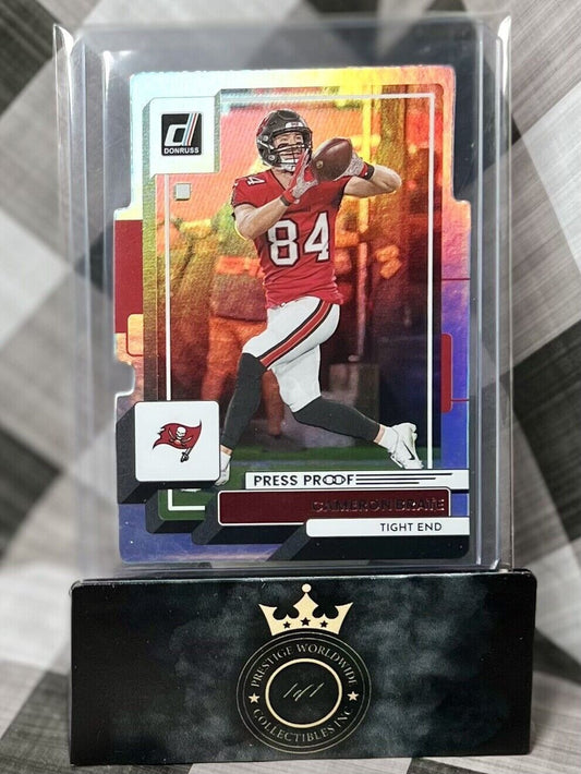CAMERON BRATE 2022 Donruss PRESS PROOF SILVER DIE-CUT /75 #254 TB Buccaneers