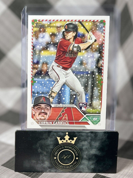 Corbin Carroll 2023 Topps Holiday Rookie #H113 Arizona Diamondbacks ROY RC