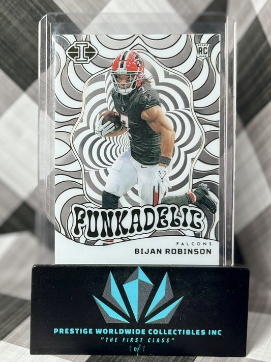 Bijan Robinson 2023 Panini Illusions Funkadelic Rookie #12 Atlanta Falcons RC