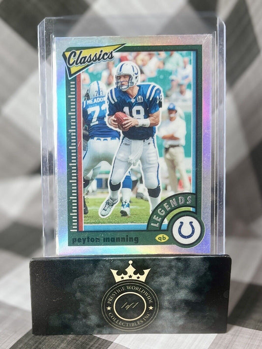 Peyton Manning 2022 Panini Classics Silver Legends #102 Indianapolis Colts
