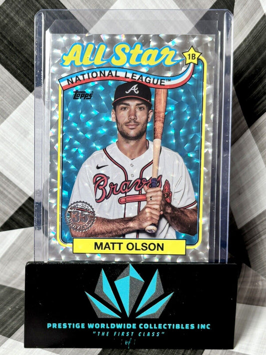 Matt Olson 2024 Topps Series 2 35th All Star Silver Foil #89ASB-3  ATL Braves