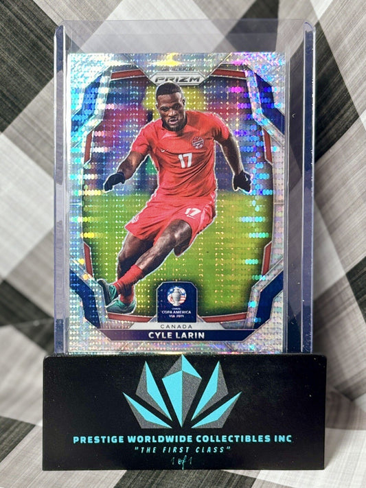 Cyle Larin 2023-24 Prizm Copa America Silver Pulsar Prizm #168 Canada
