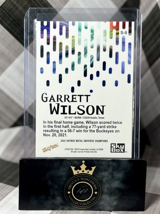 GARRETT WILSON 2022 Skybox Metal Universe Champions Skybox PREMIUM #S-9 JETS RC