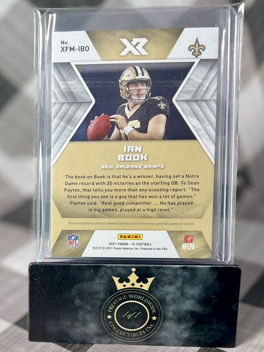 Ian Book 2021 Panini XR X-Factor Materials Blue Rookie /49 #XFM-IBO NO Saints RC