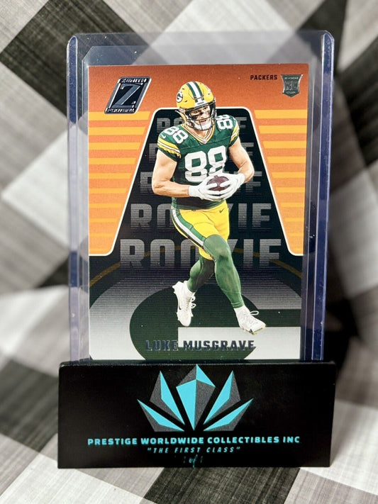 Luke Musgrave 2023 Panini Zenith Rookie #163 Green Bay Packers RC