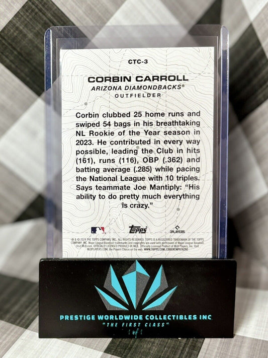 Corbin Carroll 2024 Topps Series 2 City2City PHX Rookie #CTC-3 AZ Diamondbacks
