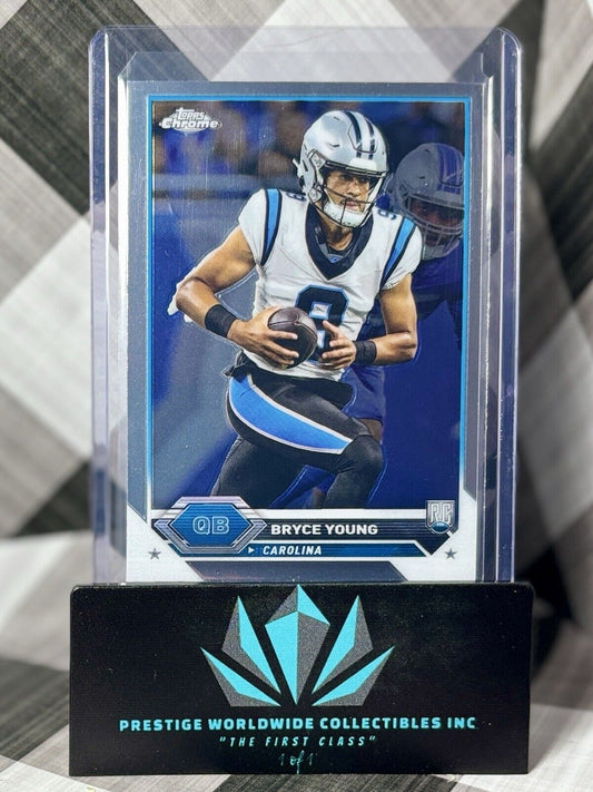 Bryce Young 2023 Topps Composite Chrome Rookie #1 Carolina Panthers RC