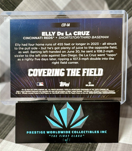 Elly De La Cruz 2024 Topps Series 2 Covering the Field Rookie #CTF-14 Reds RC