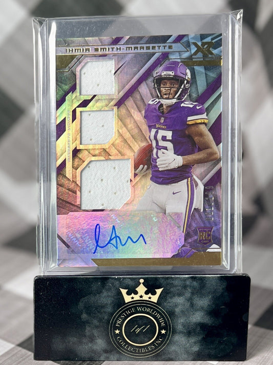 Ihmir Smith-Marsette 2021 XR Rookie Patch Auto RPA /199 #240 Vikings & KC Chiefs