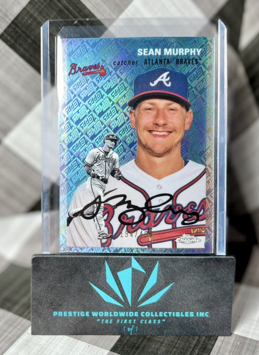 Sean Murphy 2023 Topps Chrome Platinum Topps Refractor /499 #197 ATL Braves