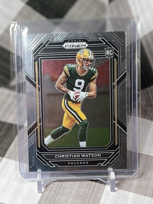 Christian Watson 2022 Panini Prizm NFL Rookie Base #314 Green Bay Packers RC📈🔥