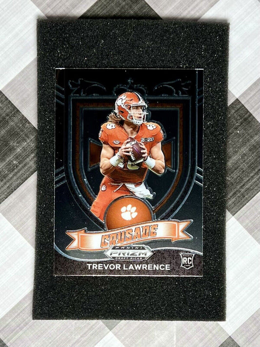 Trevor Lawrence 2021 Prizm Draft Picks Crusade Rookie #161 🔥 Jaguars Clemson RC