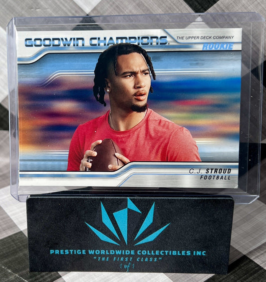 C.J. Stroud 2023 Upper Deck Goodwin Champions Rookie #83 Houston Texans RC