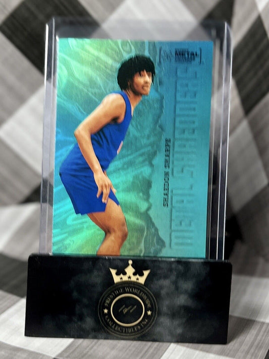 Shaedon Sharpe 2022 Metal Universe Champions Aqua Metal Shredders Rookie #147 TB