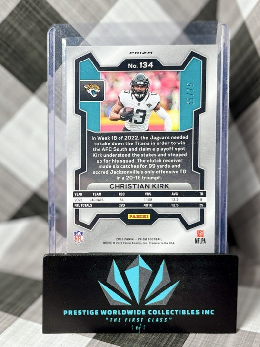 Christian Kirk 2023 Prizm Green Scope /75 #134 Jacksonville Jaguars SP