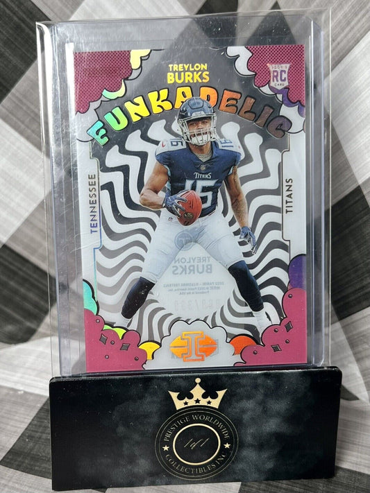 Treylon Burks 2022 Panini Illusions Pink FUNKADELIC Rookie /399 #F-19 TEN Titans