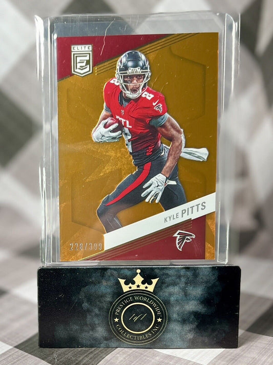 Kyle Pitts 2023 Panini Donruss Elite Orange /399 #67 Atlanta Falcons