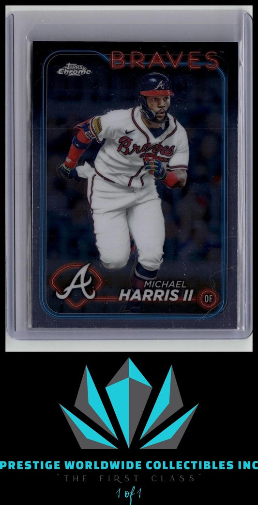 Michael Harris II 2024 Topps Chrome #52 Atlanta Braves