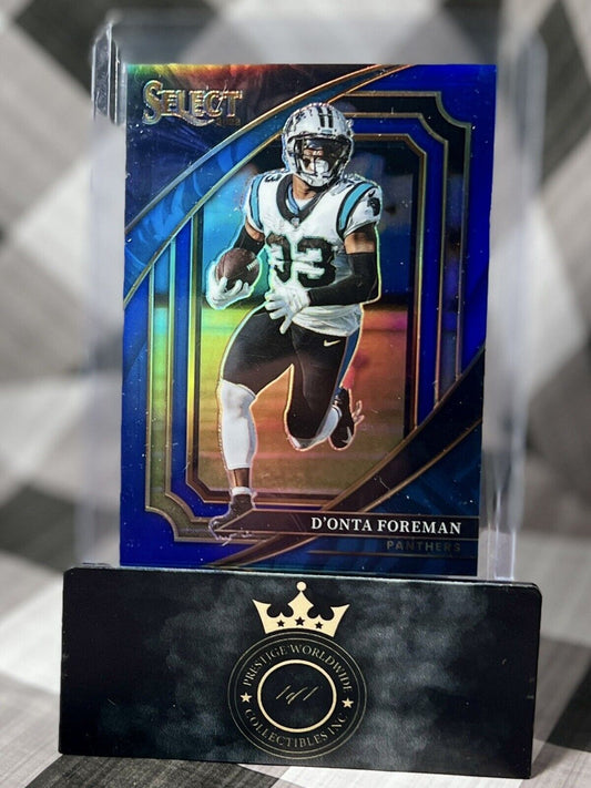 Dâ€™onta Foreman 2022 Select Blue Suite Level /99 #358 Carolina Panthers & Bears