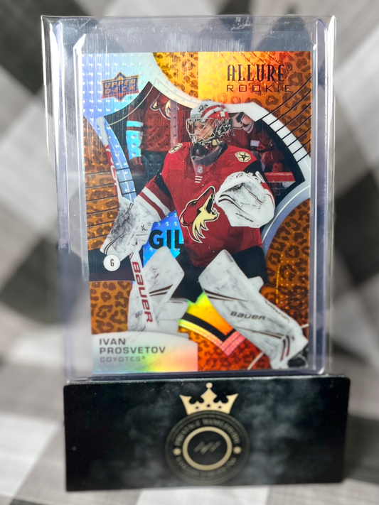 Ivan Prosvetov 2021-22 Upper Deck Allure Leopard Rookie #113 AZ Coyotes RC SP