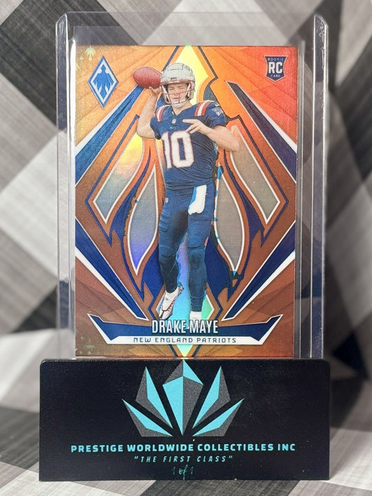 Drake Maye 2024 Phoenix Rookie Orange #179 New England Patriots RC