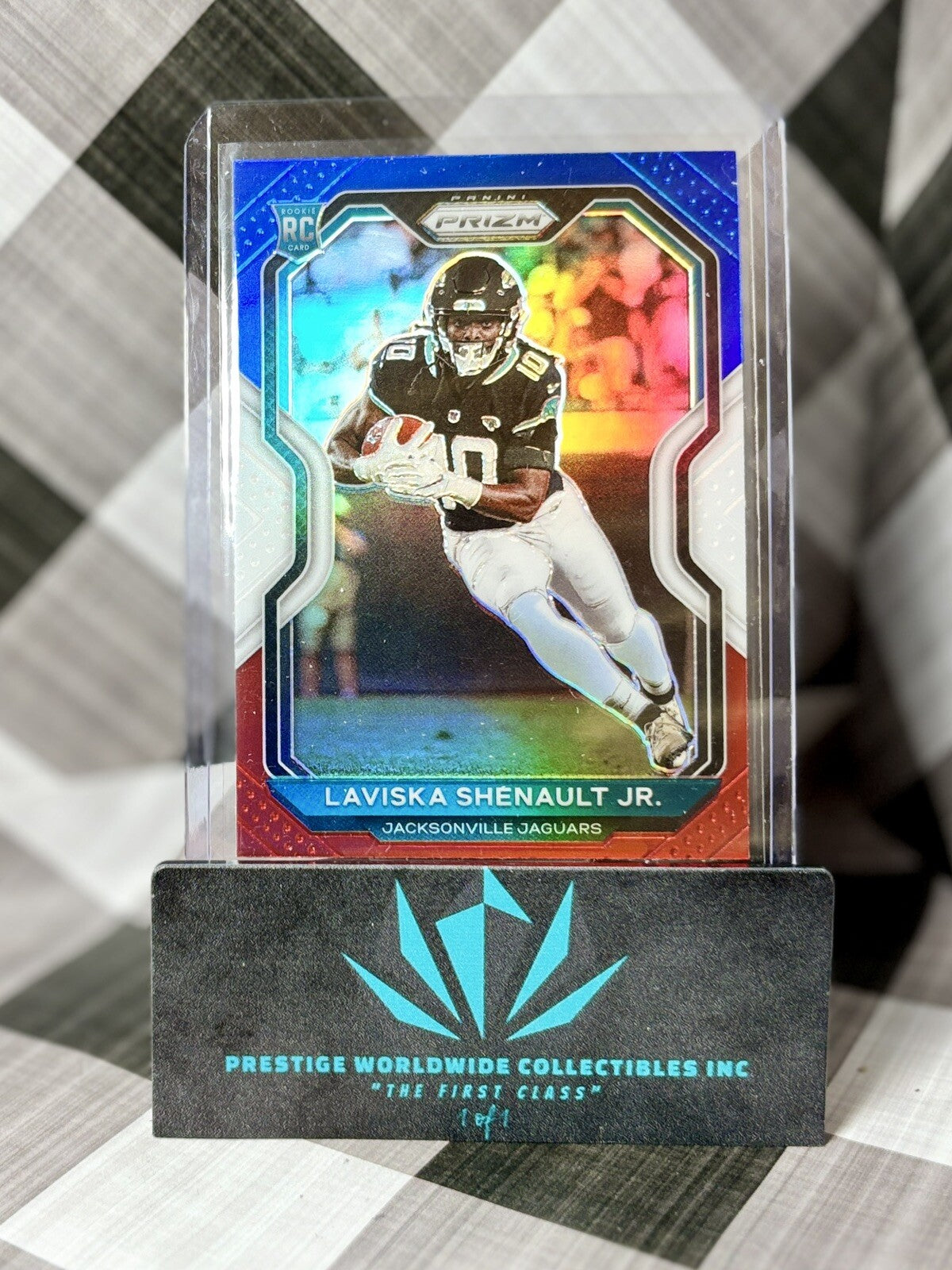 Laviska Shenault Jr. 2020 Panini Prizm Rookie Red White & Blue #350 Jaguars RC