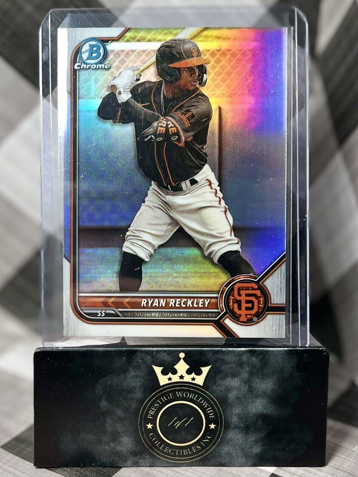 Ryan Reckley 2022 Topps Bowman Draft MLB Chrome Refractor #BDC-108 - SF Giants