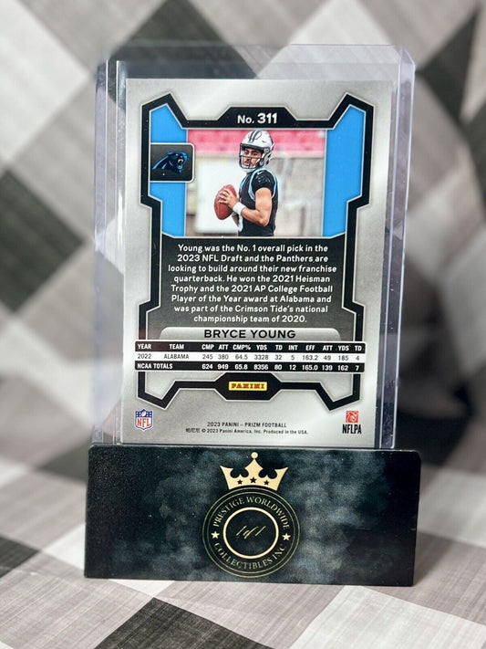 Bryce Young 2023 Panini Prizm Rookie Base #311 Carolina Panthers RC