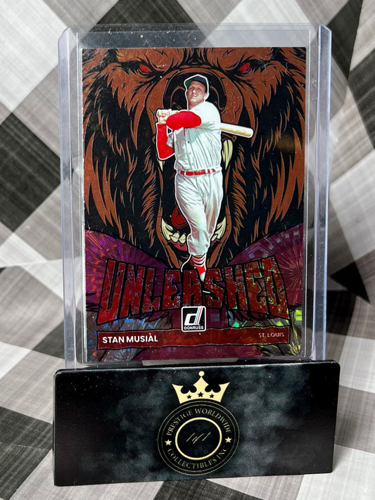 Stan Musial 2022 Donruss Pink Fireworks Unleashed #UL-14 x2