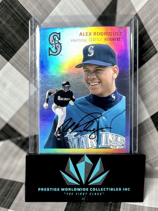 Alex Rodriguez 2023 Topps Chrome Platinum Refractor #397 Mariners & Yankees