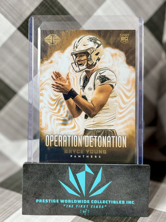 Bryce Young 2023 Illusions Operation Detonation Rookie #18 Carolina Panthers RC