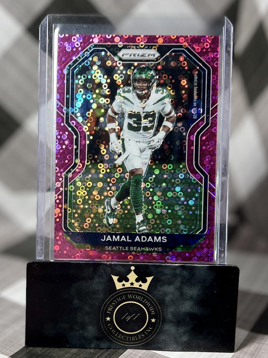 Jamal Adams 2020 Panini Prizm Pink Disco /15 #31 Seattle Seahawks LSU SP NY Jets